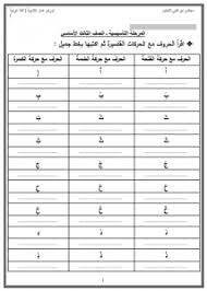 اللغة العربية أوراق عمل علاجية للصف الثالث ملفاتي