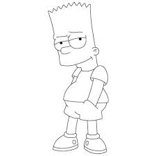 1) draw a rectangle that will define the conditional proportions and boundaries of the chosen drawing. How To Draw Bart Simpson Fun Drawing Lessons For Kids Adults Simpsons Drawings Bart Simpson Art Simpsons Tattoo