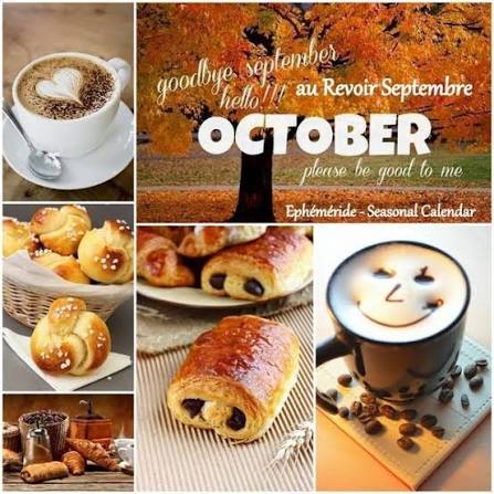AU REVOIR SEPTEMBRE / BONJOUR OCTOBRE