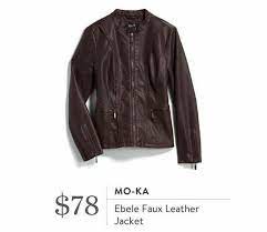 Mo Ka Ebele Faux Leather Jacket Leather Jacket Fashion 101 Fashion