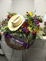 Check spelling or type a new query. Cowboy Hat Wreath Standing Wreath In Brenham Tx The Flower Market