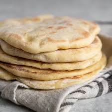 Homemade Pita Bread Just 5 Ingredients Sweet Simple Vegan Recipe Homemade Pita Bread Food Recipes