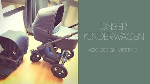 It has a surprisingly compact folding size and folds down very easily, even with the stroller attachment. Unser Kinderwagen Abc Design Viper 4s Youtube