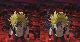 Zeldris & original demon is a battle between the seven deadly sins, along with two of the four archangels and elizabeth liones against zeldris and the original demon. Meliodas Vs Escanor Tv Vs Netflix Release Album On Imgur
