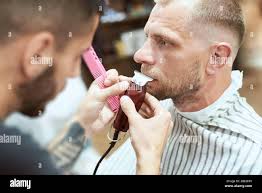 Beard stripe hi-res stock photography and images