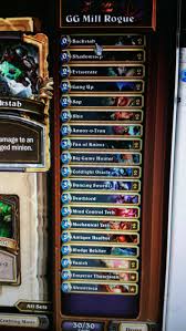 Keep clearing the board, buffing your minions and sneak in armor when you can. Brm Anti Rush Deck Mill Rogue Hearthstone Decks