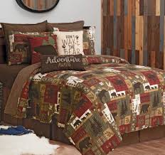 Curl up and get cozy with our incredible selection of unique comforters, quilts and bedspreads. Lakeside Lodge Wilderness Quilt Set Full Queen Backordered
