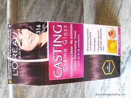 Wear a green matka silk kurta and a pair of white leggings with gold toned check out the l'oréal hair colour prices online and open yourself up to endless possibilities of new looks and styles. L Oreal Paris Casting Creme Gloss 316 Plum Review