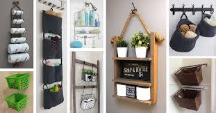 Towels can also serve as a decor element for your bathroom. 45 Best Hanging Bathroom Storage Ideas For 2021