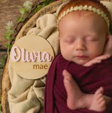 Olivia Mae Baby Name Sign