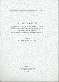 Summarium actionum, virtutum et miraculorum servae Dei Mariae Magdalenae de  Pazzis Ordinis Carmelitarum ex processu remissoriali desumptorum. – La  Madonna del Carmine