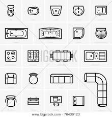 Download free static and animated vector illustrations from top dribbble illustrators. Top View Furniture Vector Photo Free Trial Bigstock