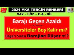 Pdf dosyalarını bu linkten indirebilirsiniz: 2021yks Ayt 180 Baraji Basari Sirasi Barajlar Duser Mi Youtube