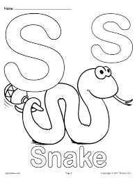 Check spelling or type a new query. Letter S Alphabet Coloring Pages 3 Printable Versions Supplyme