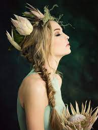 Spring S Muse Ann Street Studio Flowers In Hair Flower Crown Protea Flower