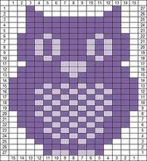 Owl Knitting Chart Pattern By Agnes Barton Owl Knitting
