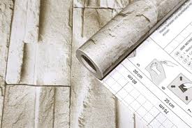 Tape your piece of contact paper down on the corners. Luckyyj Faux Stacked Stone Peel And Stick Wallpaper Taupe Tan Brick Self Adhesive Contact Paper For Walls Bedroom Home Decor Wallpapers Aliexpress