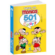 Talvez você se interesse por esses livros para adultos colorir na amazon. 501 Desenhos Para Colorir Turma Da Monica Amazon Com Br