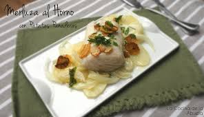 Merluza Al Horno Con Patatas Panaderas