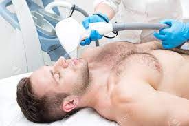 Shop for your hair removal products at salons direct today and make the most of our flexible, reliable and. Man On The Procedure Of Laser Hair Removal In The Beauty Salon Stock Photo Picture And Royalty Free Image Image 118552708