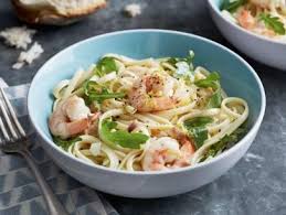 Linguine With Shrimp And Lemon Oil Recipe Giada De Laurentiis Food Network Food Network Recipes Shrimp Linguine Pasta Dishes