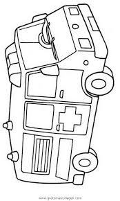 Pin Malvorlage Krankenwagen On Pinterest Krankenwagen Vorlagen Zum Ausmalen Malvorlagen