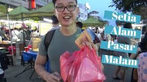 Sei stato a setia alam night market? What To Eat In Setia Alam Pasar Malam Night Market Youtube