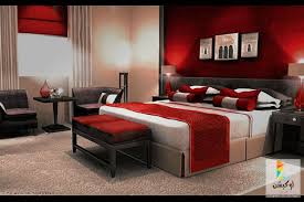 غرف نوم أحمر وأسود Red Bedroom Decor Bedroom Red Remodel Bedroom