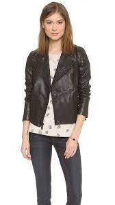 Marc By Marc Jacobs Karlie Leather Jacket Shopbop Leather Jacket Jackets Marc Jacobs Leather