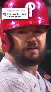 Philadelphia Phillies Kyle Schwarber Leadoff Home Run Excites Crowd