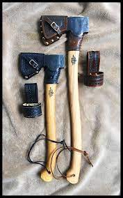 Gransfors Bruks Small Forest Axe Scandinavian Forest Axe Custom Leather Work By John Black Small Forest Axe Axe Sheath Axe