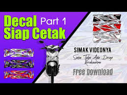 *pemesanan dapat langsung menghubungi kontak di bawah ini: Free Decal Vario Real Size 120 Design Youtube
