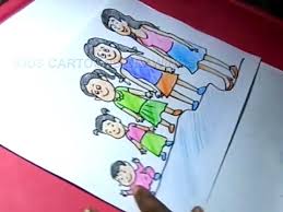 How To Draw Child Growth Chart Poster In Female Drawing