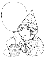 Peace sign party invitation templates. First Birthday Coloring Pages Free Image Download