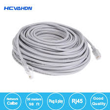 See patch cables for the details of making a crossover cable; Hcvahdn 30m 98ft Cat5 Ethernet Network Cable Rj45 Patch Outdoor Waterproof Lan Cable Wires For Cctv Poe Ip Camera System Cctv Accessories Aliexpress