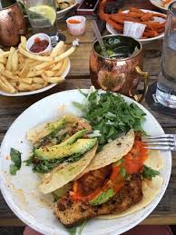 Jack cheese crisp, pico de gallo, sliced avocado, cotija cheese, boom boom sauce, & flour tortillas $21. Blackened Fish Taco Blackened Shrimp Taco Side Order Of Fries A Moscow Mule Excellent Picture Of Chow Daddy S Hilton Head Tripadvisor