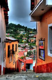 Callejon Con Escalones Real Del Monte Mexico Travel Mexico Culture Beautiful Places