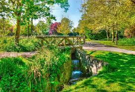 The loop is the first bus that goes to hampden park in eastbourne. Spring Stream In Hampden Park Lionel Fraser Pictures Of Eastbourne England Photography Landscapes Nature Gardens Parks Artpal