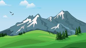 Download Wallpaper 1920x1080 Mountains Vector Landscape Nature Full Hd Hdtv Fhd 1080p Hd Background