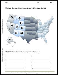 It's an easy multiple choice quiz worksheet about the usa and its main national symbols. United States Map Quiz Blank