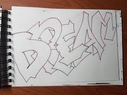 Hip hop type grafitti design. How To Draw Graffiti Letters For Beginners Art By Ro