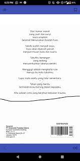 Tidak perlu bahasa rumit, dengan bahasa sederhana pun tetap terasa hangatnya. Kumpulan Puisi Joko Pinurbo Selamat Menunaikan Ibadah Puisi