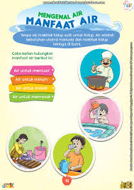 Air diperlukan sebagai kegunaan asasi dan dapat dimanfaatkan bagi pelbagai tujuan kehidupan. Gambar Manfaat Air Bagi Manusia Ini