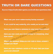 Truth or dare game for kids for me, is the most interesting and funny category of the game. Best Truth Or Dare Questions Ideas To Ask Your Friends