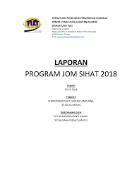 Untung rumah kami sudah bertembok tinggi sehingga tak akan ada ibu meneruskan pekerjaannya mencuci baju. Laporan Program Jom Sihat Flip Ebook Pages 1 13 Anyflip Anyflip