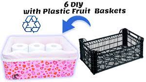 6 Manualidades Sencillas Y Utiles Con Cestas De Plastico Para Frutas Manualidades
