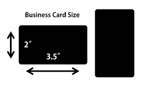 Many printed designs include bleed. Standard Business Card Size Gethow