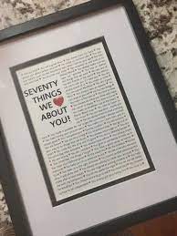 70th birthday gift ideas are an issue of mind over matter. Sentimental Milestone Birthday Gifts In 2020 75th Birthday Gifts Birthday Presents For Mom 70th Birthday Presents