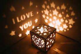 Are you looking for romantic anniversary gift ideas. I Love You Message Box Romantic Anniversary Gift Her Woman Wooden Candle Holder 5th Wedding Anniversary Gift Husband Wife Illuminating Stars In 2021 Romantic Anniversary Gifts Anniversary Gifts For Husband 5th