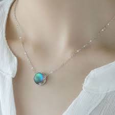 Aurora Borealis Necklace Magick Jewelry Gemstone Necklace Pendant Crystal Necklace Pendant Beautiful Necklaces
